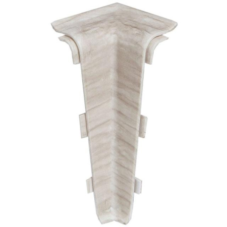 Угол внутренний для плинтуса ПВХ Arbiton Indo 70 02 Северный Ясень 2 штуки